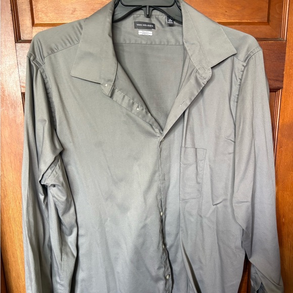 Van Heusen Silver Tall Fit Shirt - Picture 1 of 2